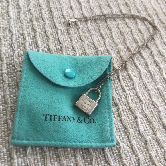 Tiffany & Co. Jewelry - Tiffany & Co. Silver 1837 Lock Pendant Necklace